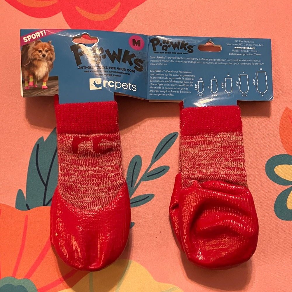 RC Pets Red Dog Socks
